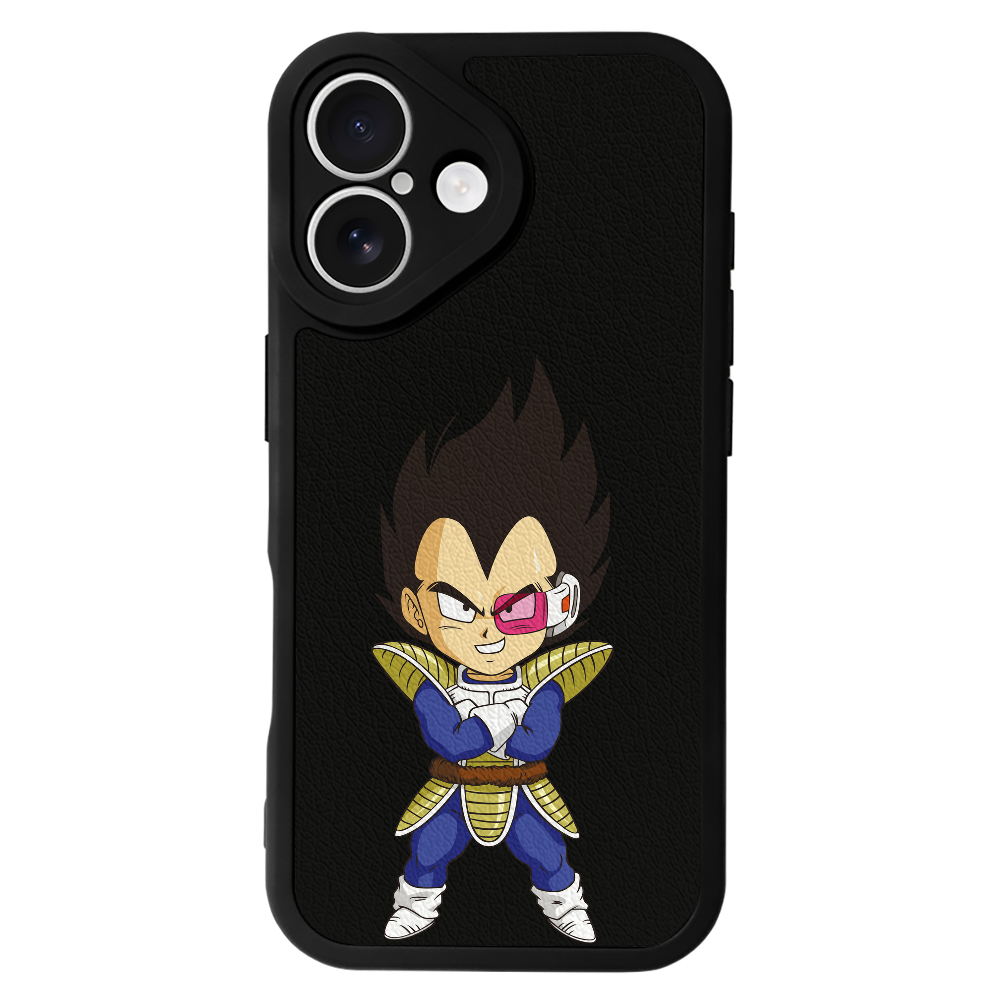 （画像用） ドラゴンボール ベジータ四世（Bejīta Yonsei）DRAGON BALL Vegeta IV 【iPhone 16シリーズ対応】シリコンスマホケース（レザー調） 材質：シリコン